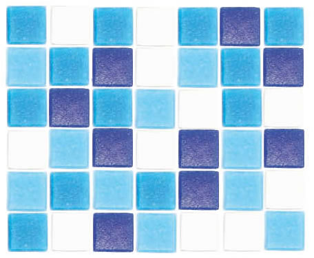 MALIBU - MOSAICO VETRO VENECIA MEZCLA MALIBU (A010+A03+B011+C050) PRECIO POR METRO