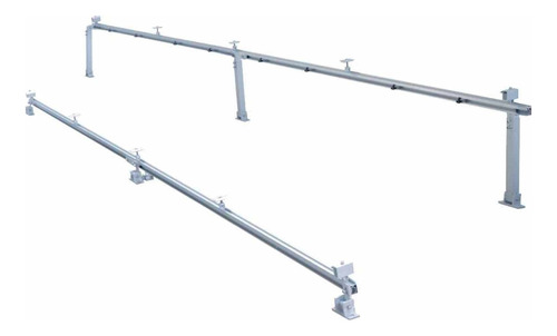 Soporte O Montaje Aluminio Para 4 Paneles Solares