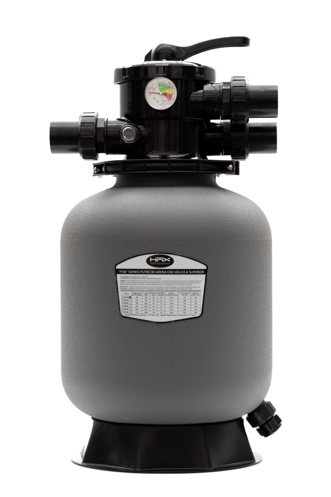 HAX-PDG350 - FILTRO DE ARENA TERMOPLASTICO HAX DE 14" CON VALVULA DE 1 1/2"