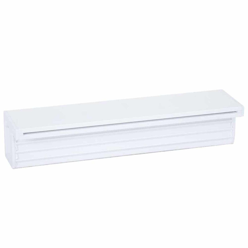 Cascada Tipo Natural, Panda, Serie Wfall, Pvc (Uso Rudo), Cortina 12", Labio 1", Conexion Trasera 1.5"