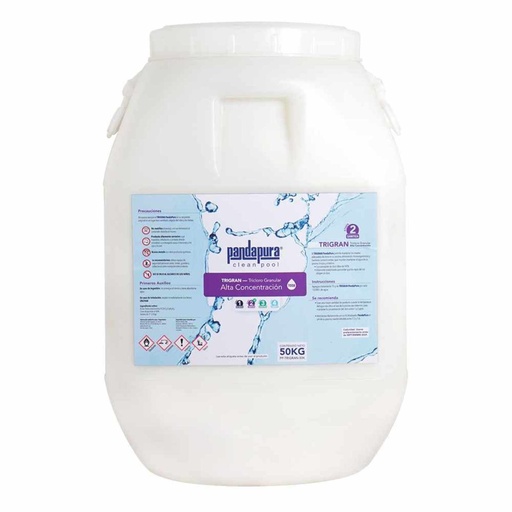 [PP-TRIGRAN-50K-GNL] Tricloro Granular De Alta Concentracion, Pandapura, Etapa 2, Cuñete De 50 Kg GRANEL